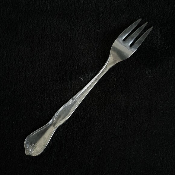 Set Of 9 International Silver Co Stainless Steel Cocktail Forks / Seafood Forks - Picture 5 of 6